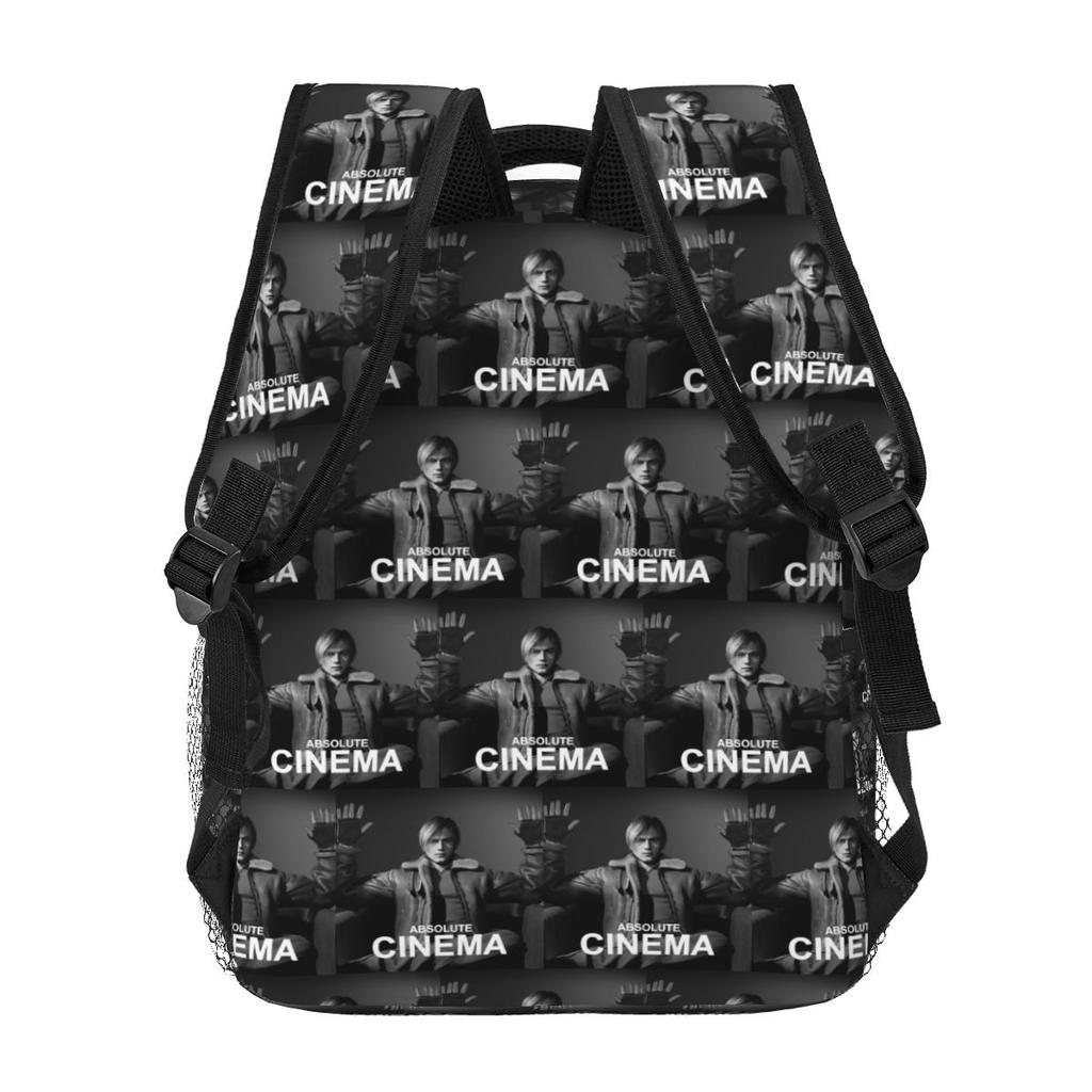 Absolute Cinema Funny Meme Backpack Student Boys Girls BookBag Children School Bag Computer Shoulder Bags for Men Women