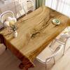 1 Stück Tischdecke, Weich und Stilvoll mit einer Holzmaserungs-Optik, Maschinenwaschbar und Leicht zu Reinigen. Geeignet für Esstische, Couchtische, Schreibtische,