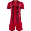 Adult Soccer Jersey Set Short Sleeve Team Uniform Custom Print Number Name Sportswear