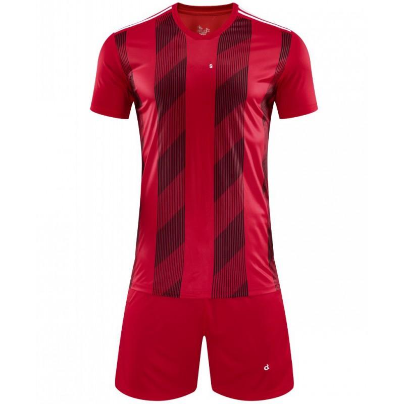 Adult Soccer Jersey Set Short Sleeve Team Uniform Custom Print Number Name Sportswear