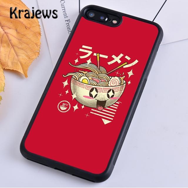 Krajews Japanisches Essen Ramen Handyhülle Cover Für iPhone 14 5 SE 6s 7 8 plus X XR XS 11 12 13 pro max Samsung Galaxy S21 S22ultra