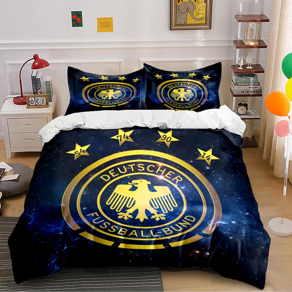 FCB Logo Bedding Set Bedding Duvet Cover Set Duvet Cover Pillowcases Home Decor (1 * Duvet Cover 2 * Pillowcases, without duvet insert)