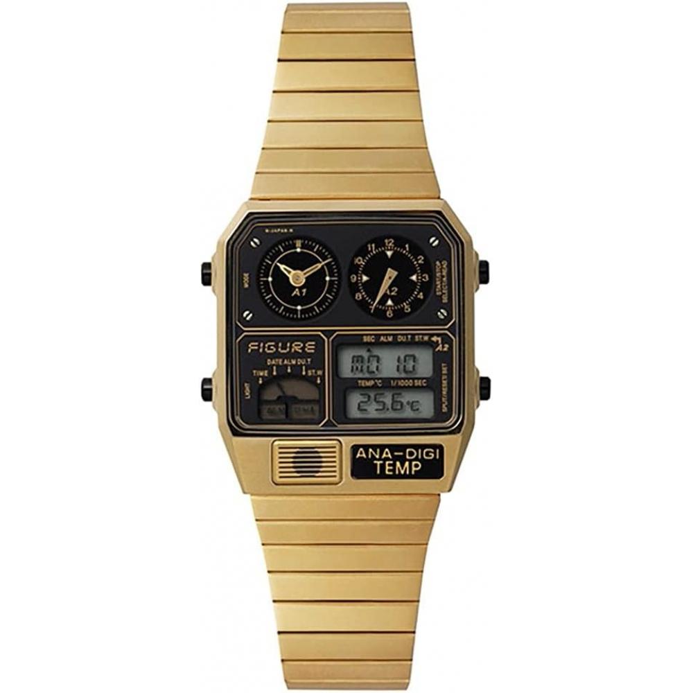 

Да CITIZEN FIGURE Часы Citizen Analog Temp Mens Black x Gold Магазин Bespoke BN1 127 51 [Параллельный импортный продукт]