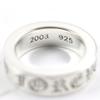 Ausgezeichneter CHROME HEARTS Ring Abstandshalter Ring Forever 0,2 Zoll Silber 925 Herren Gebraucht