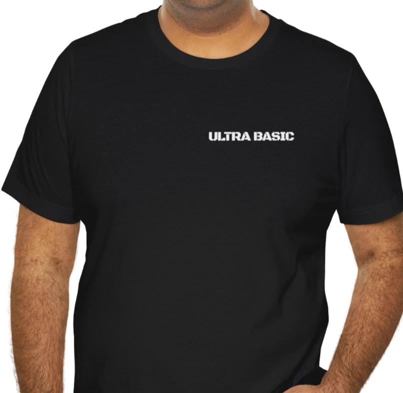 

Ultra Basic T-Shirt Men s Funny Minimalist Graphic Tee Normcore Retro Streetwear 2XL