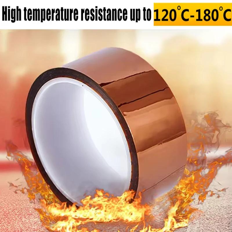 Gold Finger High Temp Heat Resistant Tapes Polyimide Adhesive Battery Wire Insulation Antistatic Circuit Board Protection Tape