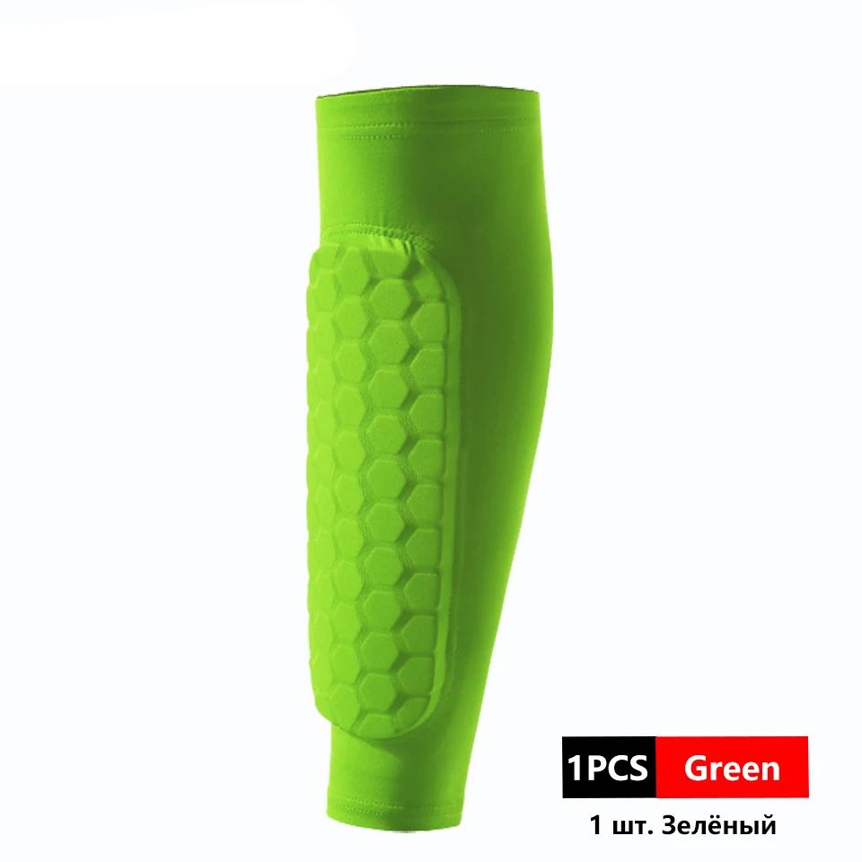 Loogdeel Football Shin Guards Honeycomb Anti Collision Compression Leg Sleeves Soccer Sports Unisex