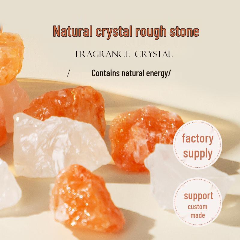 Natural Crystal Aroma Stone Diffuser: Raw Mineral Salt Block for Home Decoration