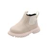 Girls Autumn and Winter New Little Girl Fashion Versatile Children's Short Boots Baby Soft-soledLeather Boots