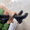 2024 New Fashion Round Toe Women’s Platform Leather Booties Lace-up Booties Outdoor Casual Daily hot Boots Botas Mujer