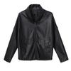 Women's  Autumn New Leather Leather Short Fashion Sheepskin Lapel Zipper Fashion Versatile Solid Color Leather Jackets