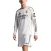 Adidas Free Shipping With AdiClub Real Madrid 25/26 Long Sleeve Home Authentic Jersey JN8866