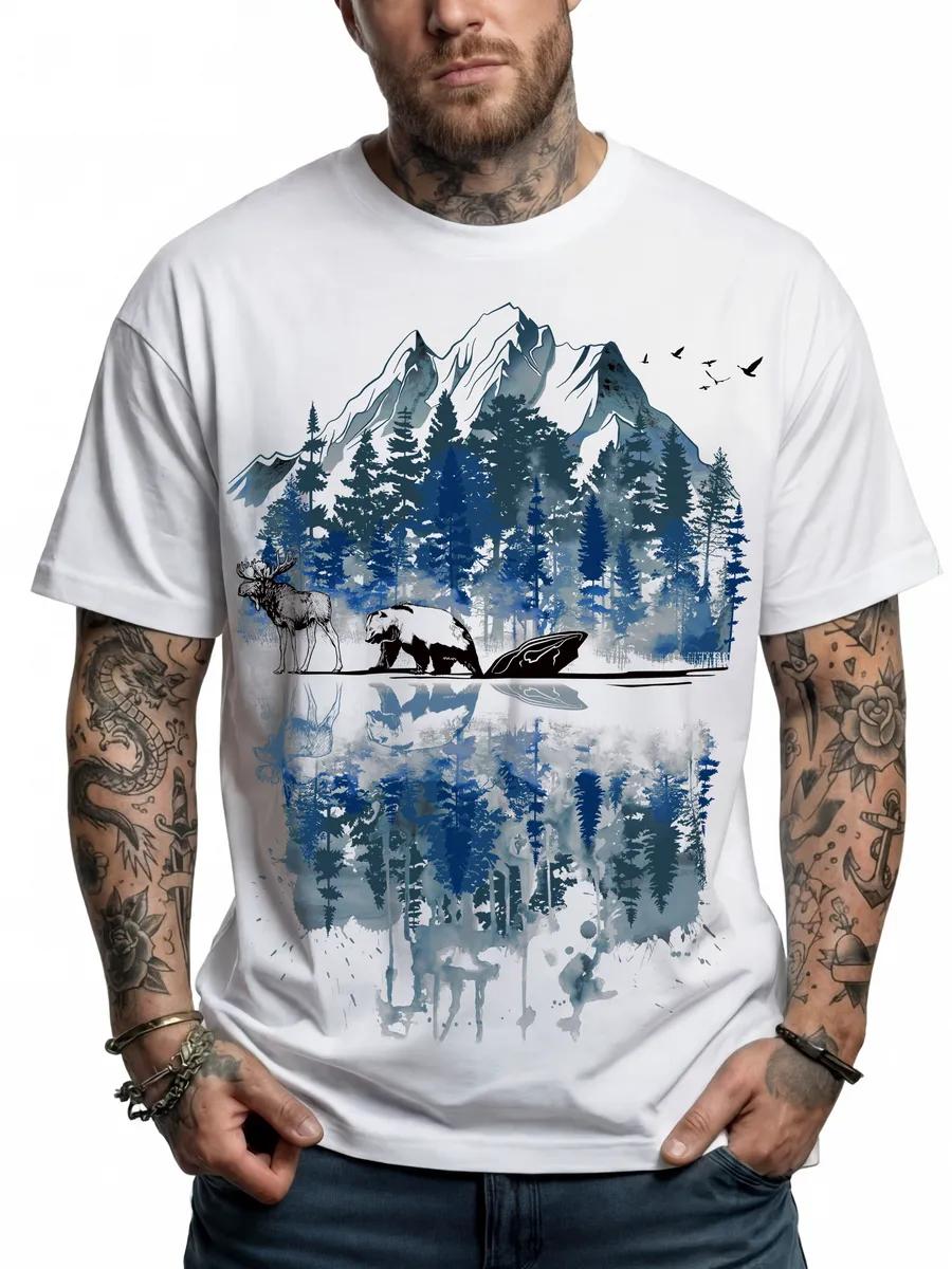 

Blue t-shirt with white RAM sheep print, for logo fans L