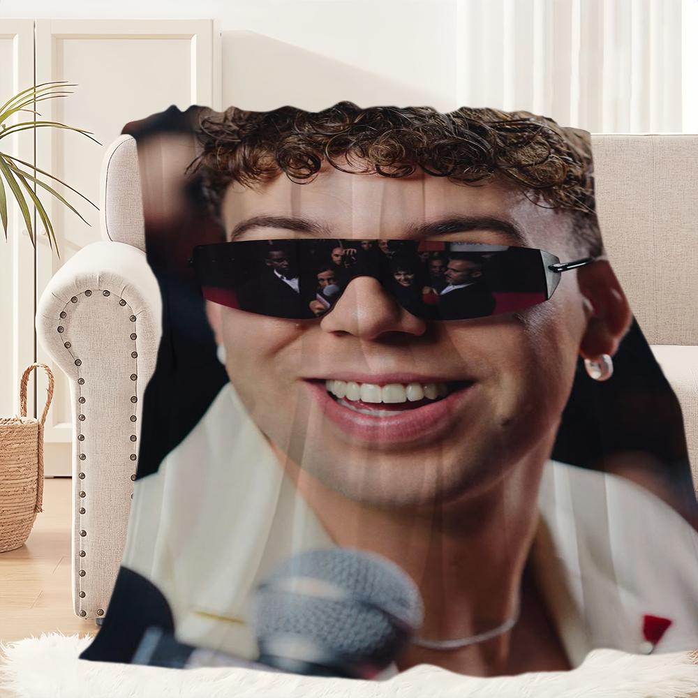 Hip Hop Singer Q-Quevedo Blanket Blanket for Couch Sofa Travel Home Hiking Picni Bed Beding Flannel Blanket birthday gift