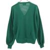 JC PENNEY 70s vintage Long sleeve acrylic cardigan M green Men's Used