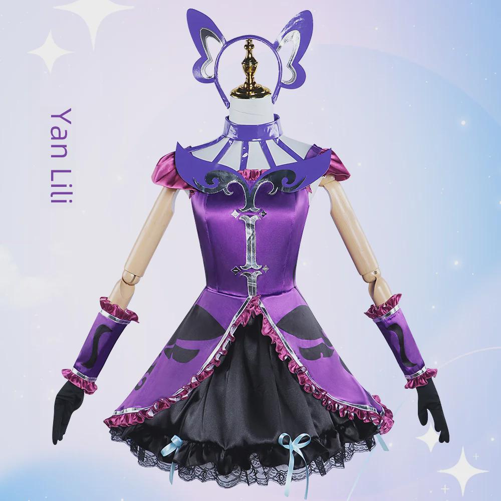 

Little Fairy Lily Black Fairy Anime Cosplay Princess Dress Size 41