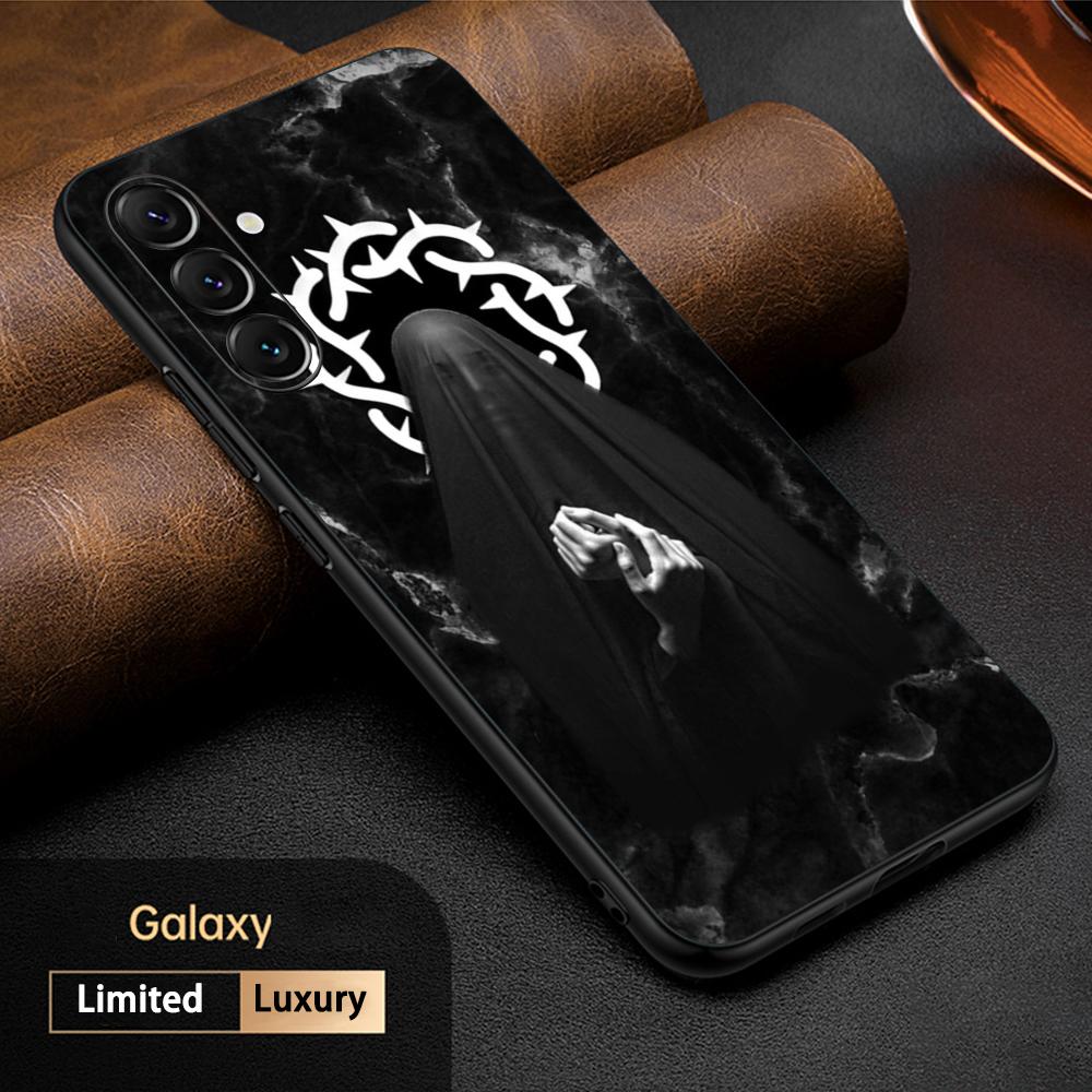 Cool Fashion Badd Omens Band Poster Phone Case For Samsung Galaxy S26 S25 S24 S23 S22 S21 Plus Ultra Note20 Soft Black