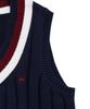 Brooks Brothers Tennis V-Neck Vest (Navy) (Bbwvmf8475Qes)