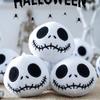 8cm Halloween Jack Skellington Plush Toy Anime Stuffed Animals Keychains Small Pendant Backpack Hangings For Kids