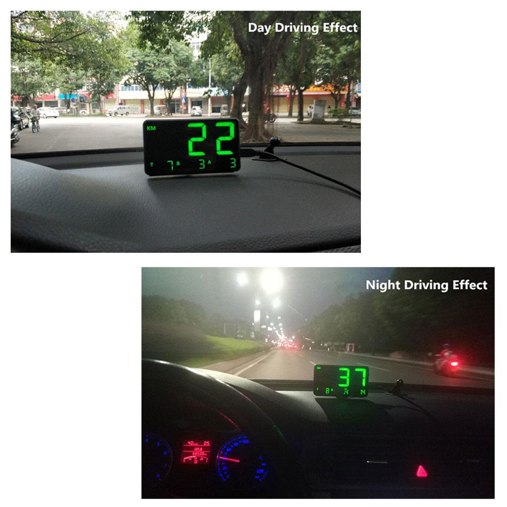 Multifunktionale Head-Up-Display-Geschwindigkeitsmesser mit globalem Positionierungssystem Universal Einfach und Bequem
