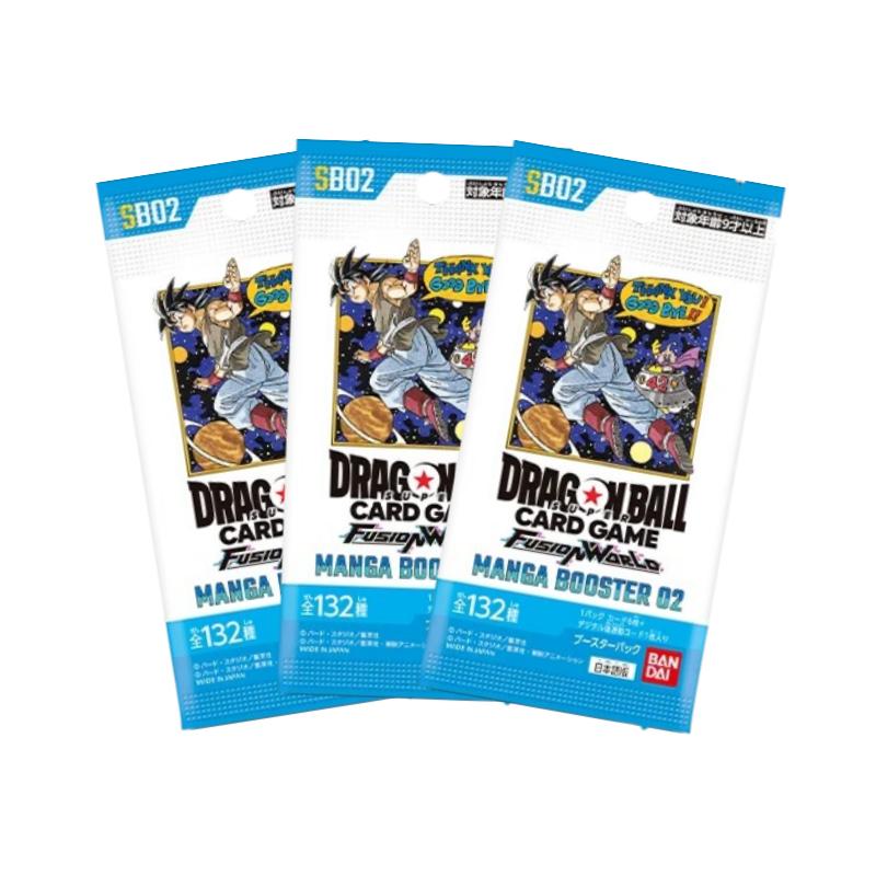  Dragon Ball TCG Fusion World Card Game Japanese Edition Supplement Pack Manga Booster 02 Comic Theme Collection