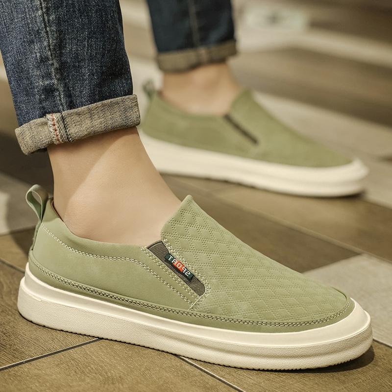 Fashion Men Sneakers Comfortable Driving Shoes Casual Flats Loafers Fashionable Minimalism Style New Men's Date Party Strolling Shoes