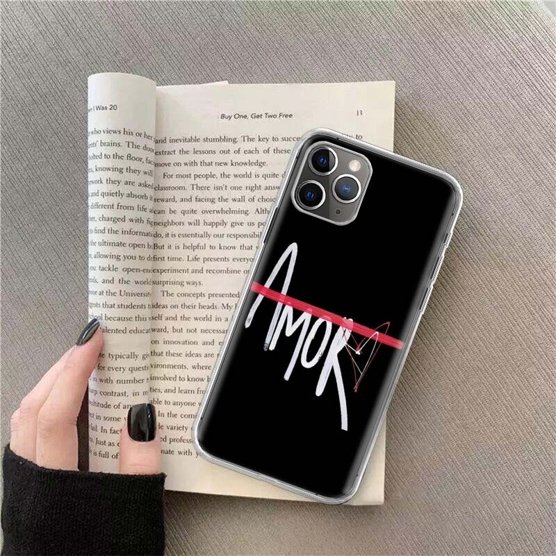 

AMOR This is love Phone For Apple Iphone 12 13 Mini 15 Pro Max 11 Pro 14 Plus 16 Pro Max 16E Case Shell Cover Clear TPU Protect iPhone 12 Pro Max