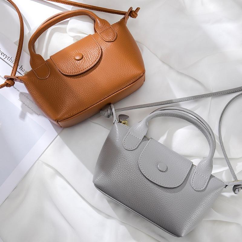 Borsa a tracolla in vera pelle Mini borsa a tracolla alla moda in pelle di mucca con strato superiore per donna Borsa a tracolla piccola quadrata alla moda