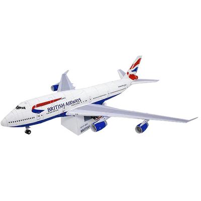 1:144 Boeing 747 Avião Civil Avião Comercial Diy 3D Conjunto de Modelos de Cartão de Papel