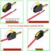 Gold-Plated 4MM Banana Plug, 32A High Current, Self-Locking Solderless Copper Lantern Head