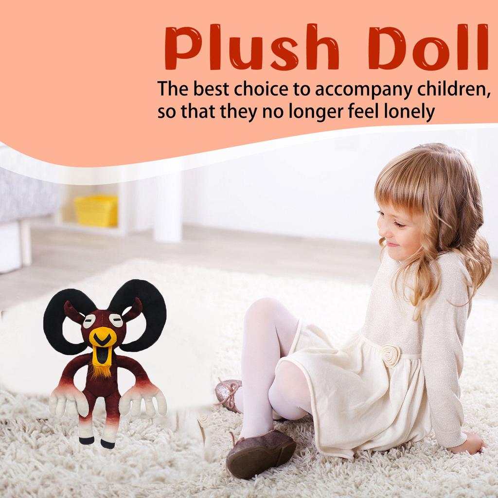 Gra Horror Otaczająca Lalkę Łosia Łoś Leżący Pluszowa Zabawka