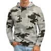 Men's Loose-fitting Casual Camouflage Print Hooded Sweatshirt