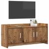 TV Cabinet 102 x 33 x 47 cm Reclaimed Wood Effect Particleboard