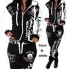 Modische Damenbekleidung, Damen-Trainingsanzug mit Kapuze, bedruckt, modische Sets, Sportbekleidung, sportliche Sets