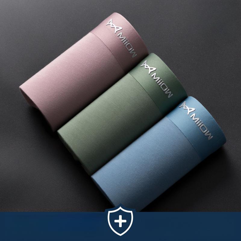 

3pcs Men s Underwear Men s Straight Corner Pants Seamless Ice Silk Underwear Breathable Plus Size Men s Square Corner Pants Boxer Brief 5XL