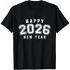 New Years Eve Party Supplies 2026 Happy New Year Men Women TShirt New Years Celebration Party Unisex Summer Shortsleeve Tops