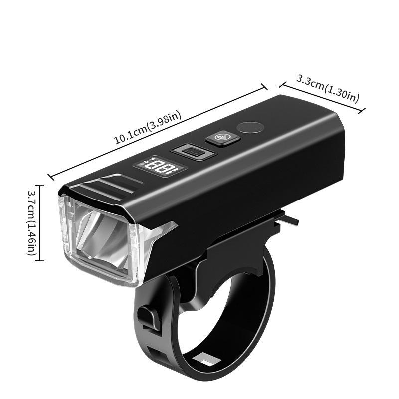 USB Rechargeable LED Bicycle Headlight Waterproof Night Cycling Light for Mountain Road Kids Bike