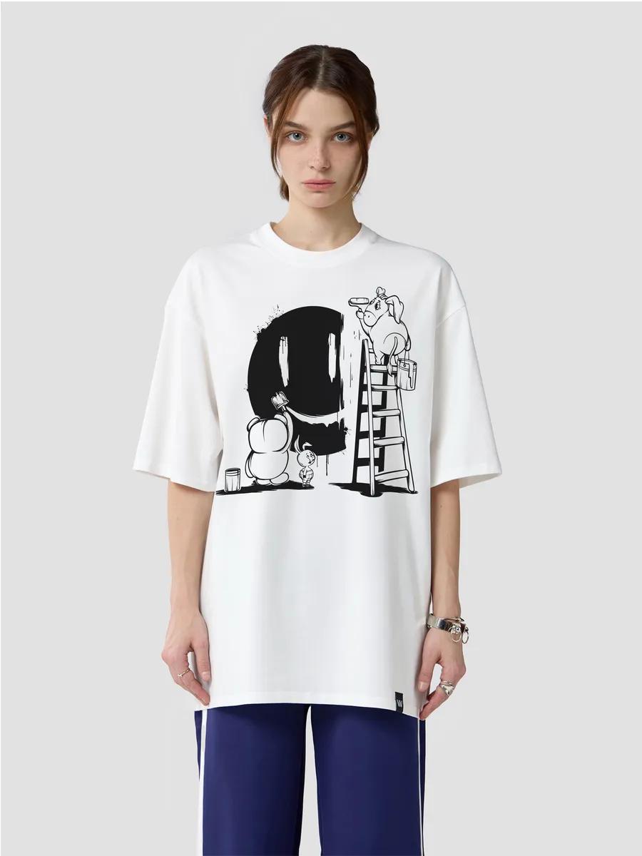 Oversized T-shirt Soyuzmultfilm print L