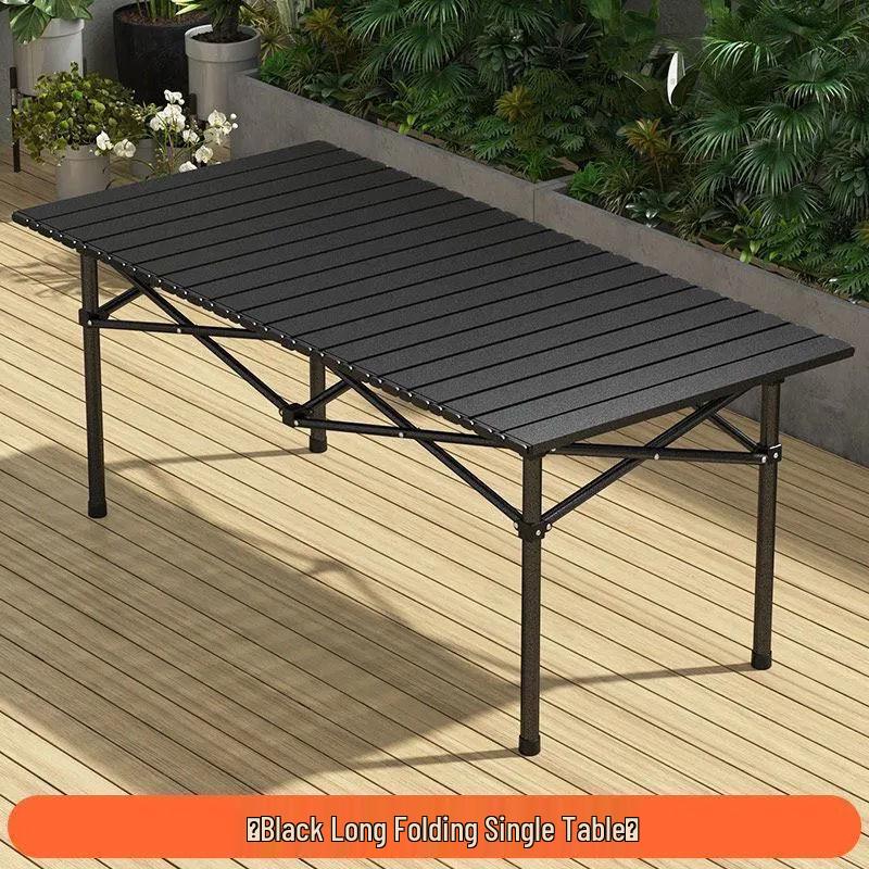 Portable Folding Outdoor Table and Chair Set for Camping, Picnic, BBQ, and Cooking.