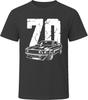 70 Eliminator Collector Vintage Car Drawing Portrait T-Shirt