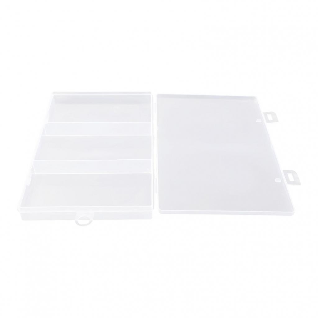 Organizer Storage Box Plastic Transparent Multifunctional Space Saving Jewelry