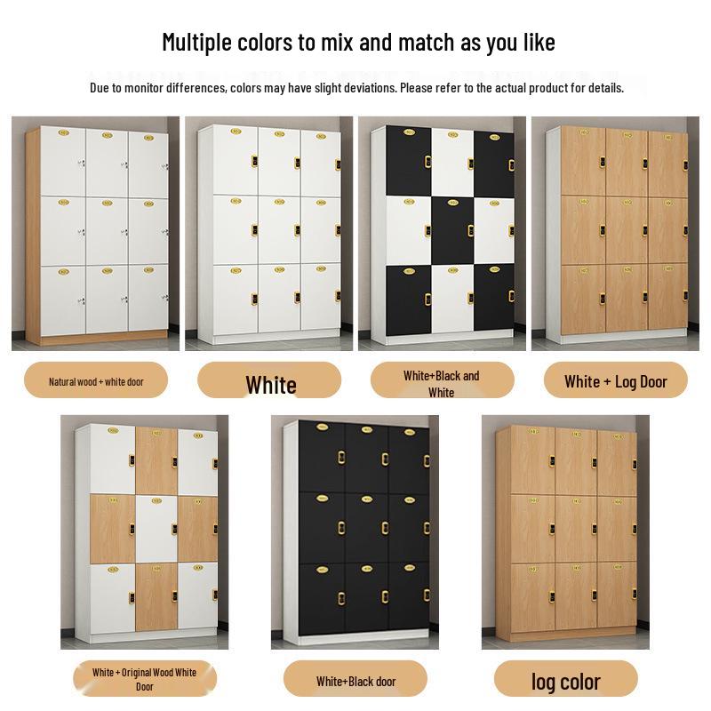 Password Lock Wooden Changing Room Locker for Yoga Studios, Gyms, and Baths