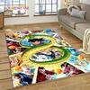 HD Japan Anime D-Dragon-Ball Cartoon 3D Rug Carpet for Living Room Bedroom Decor,Non-slip Decoration for Sofa Doormat Gift Kid