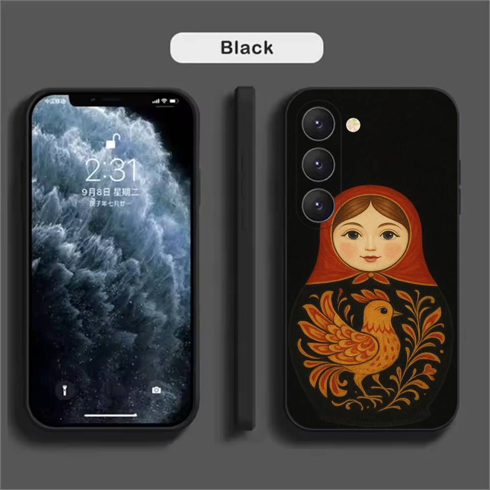 Matryoshka Art Russian  Phone Case For Samsung Galaxy A52 A42 A32 A22 A12 A02S A72 A73 A51 A41 A31 A21S A71 A40 A30S A20S