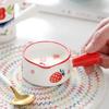 50ml Mini Ceramic Pot Milk Cup Creamer Jug Seasoning Dish Coffee Pitcher Vinegar Sushi Sauce Cup with Handle Kitchen Tableware