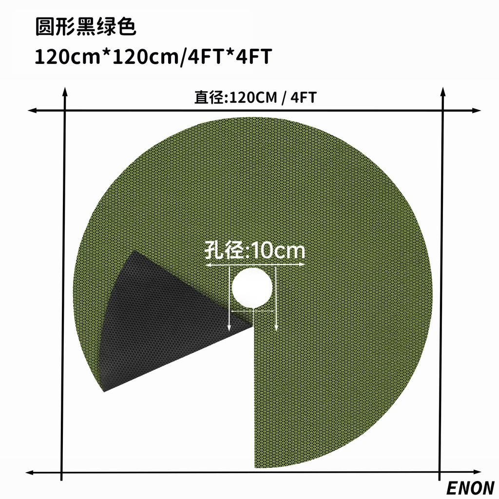 10Pcs Round Tree Weed Control Mat Heavy Duty Non Woven Landscape Fabric Mulch Ring Cover Outdoor Garden Tree Protector Mat