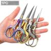 1PC Vintage Plum Scissors Stainless Steel Household Scissors Window Embroidery Scissors Paper Cutting
