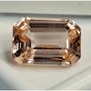 Peach Sapphire Natural 7-9 Ct Emerald Cut Beautiful Certified Loose Gemstone