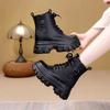 Short boots women 2026 winter boots women thick soled high heels short boots single boots women