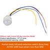 AC110-240V DC 12V-24V LED PIR No Adjustable Delay Human Body Infrared Detector IR Infrared Motion Sensor Light Switch For Home